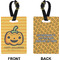 Halloween Pumpkin Rectangle Luggage Tag (Front + Back)