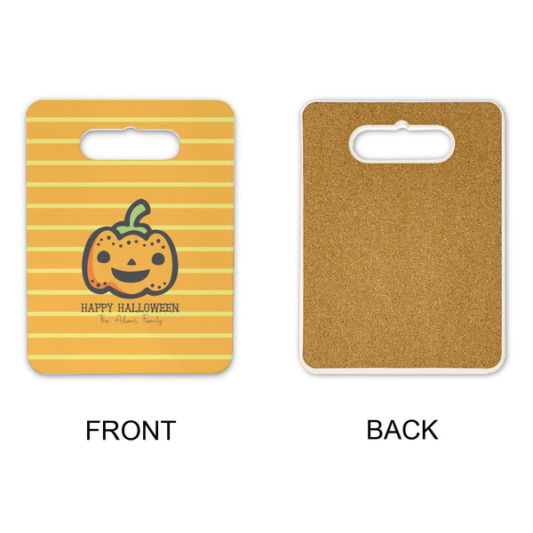 Halloween Pumpkin Rectangle Trivet with Handle - APPROVAL