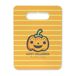 Halloween Pumpkin Rectangular Trivet with Handle (Personalized)
