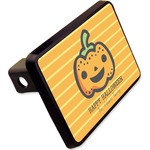 Halloween Pumpkin Rectangular Trailer Hitch Cover - 2" (Personalized)
