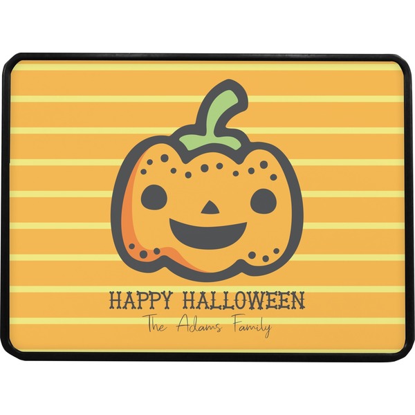 Halloween Pumpkin Rectangular Car Hitch Cover w/ FRP Insert