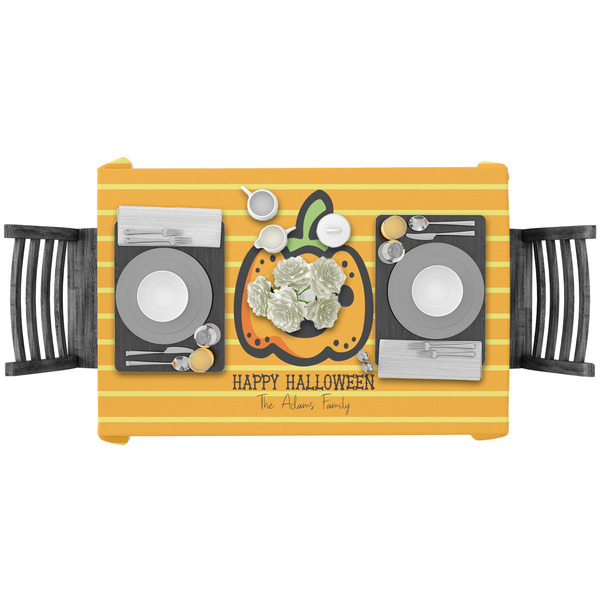 Halloween Pumpkin Rectangular Tablecloths - LIFESTYLE