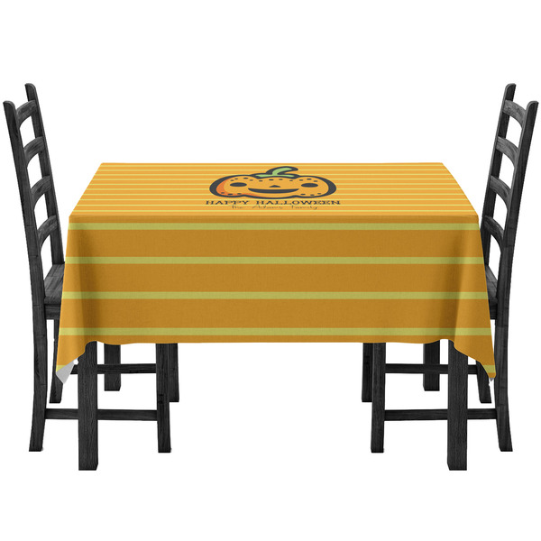 Custom Halloween Pumpkin Tablecloth (Personalized)