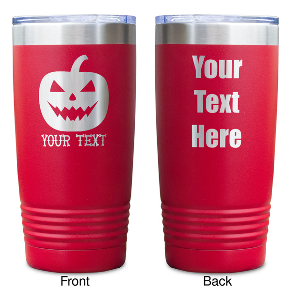 Halloween Pumpkin Red Polar Camel Tumbler - 20oz - Double Sided - Approval