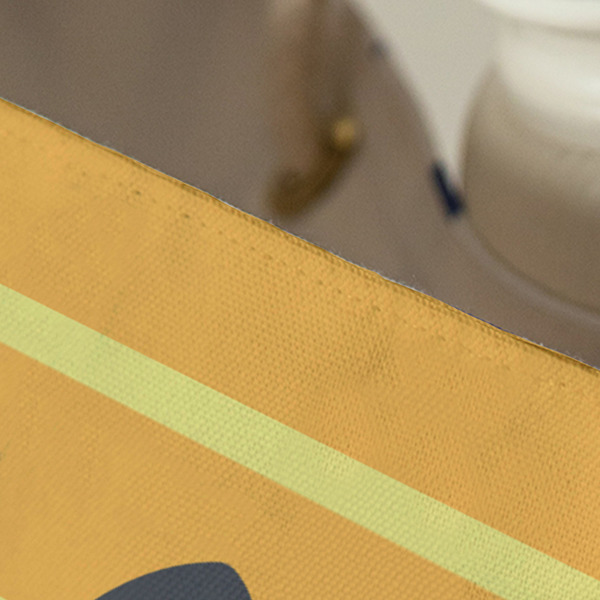 Halloween Pumpkin Large Rope Tote - Close Up View