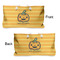Halloween Pumpkin Large Rope Tote - From & Back View