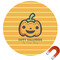 Halloween Pumpkin Round Car Magnet