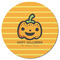 Halloween Pumpkin Round Fridge Magnet - FRONT