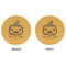 Halloween Pumpkin Round Linen Placemats - APPROVAL (double sided)
