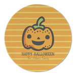 Halloween Pumpkin Round Linen Placemat (Personalized)