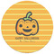 Halloween Pumpkin Round Mousepad - APPROVAL