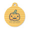 Halloween Pumpkin Round Pet ID Tag - Small (Personalized)