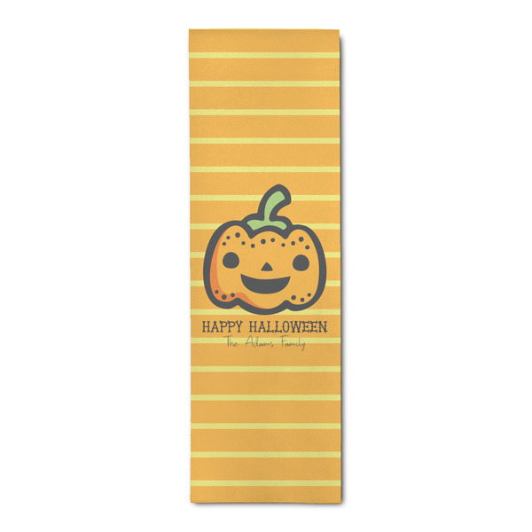 Custom Halloween Pumpkin Runner Rug - 2.5'x8' w/ Name or Text