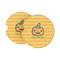 Halloween Pumpkin Sandstone Car Coasters - Set of 2 (Personalized)