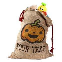 Halloween Pumpkin Santa Sack (Personalized)