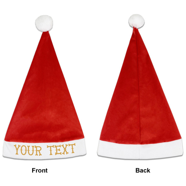 Halloween Pumpkin Santa Hats - Front and Back (Single Print) APPROVAL
