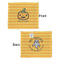 Halloween Pumpkin Security Blanket - Front & Back View