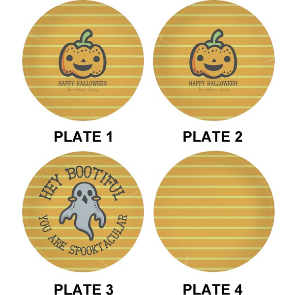 Halloween Pumpkin Set of Appetizer / Dessert Plates (Approval)