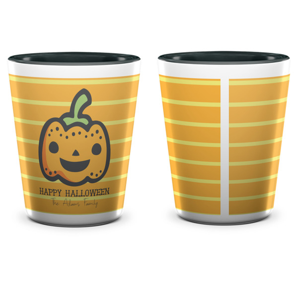 Halloween Pumpkin Shot Glass - Two Tone - APPROVAL