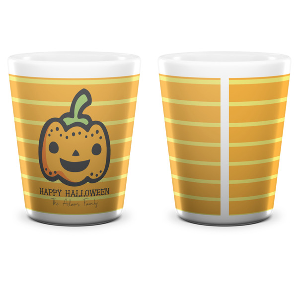 Halloween Pumpkin Shot Glass - White - APPROVAL