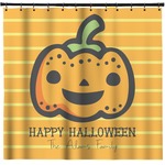 Halloween Pumpkin Shower Curtain - Custom Size (Personalized)