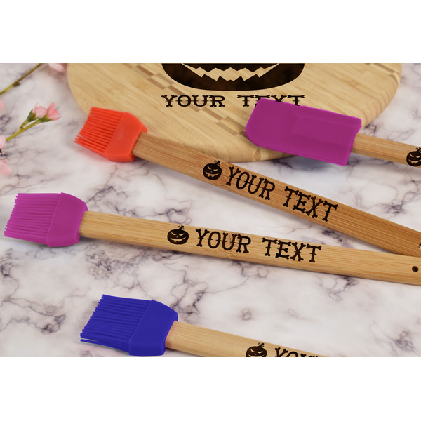 Halloween Pumpkin Silicone Brush - Purple - Lifestyle