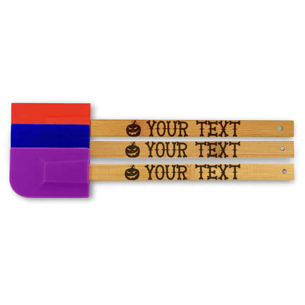 Custom Halloween Pumpkin Silicone Spatula (Personalized)