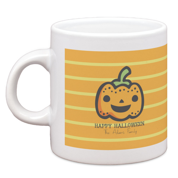 Custom Halloween Pumpkin Espresso Cup (Personalized)