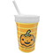 Halloween Pumpkin Sippy Cup with Straw (Personalized)