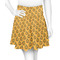 Halloween Pumpkin Skater Skirt - Front
