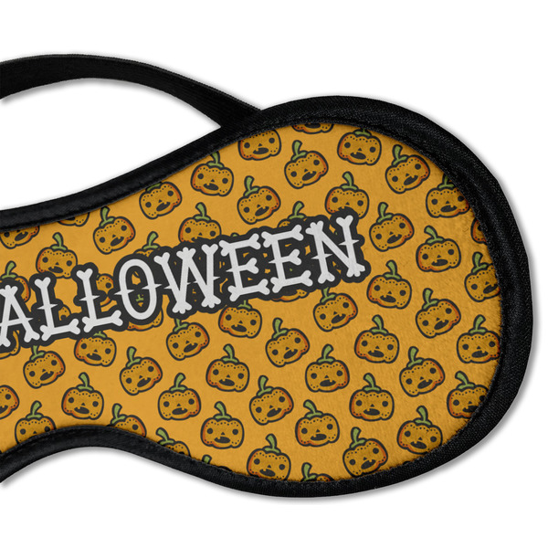 Halloween Pumpkin Sleeping Eye Mask - DETAIL Large
