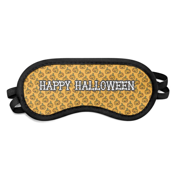 Custom Halloween Pumpkin Sleeping Eye Mask - Small (Personalized)