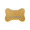 Halloween Pumpkin Bone Shaped Dog Food Mat (Small) (Personalized)