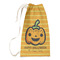 Halloween Pumpkin Small Laundry Bag - Front View