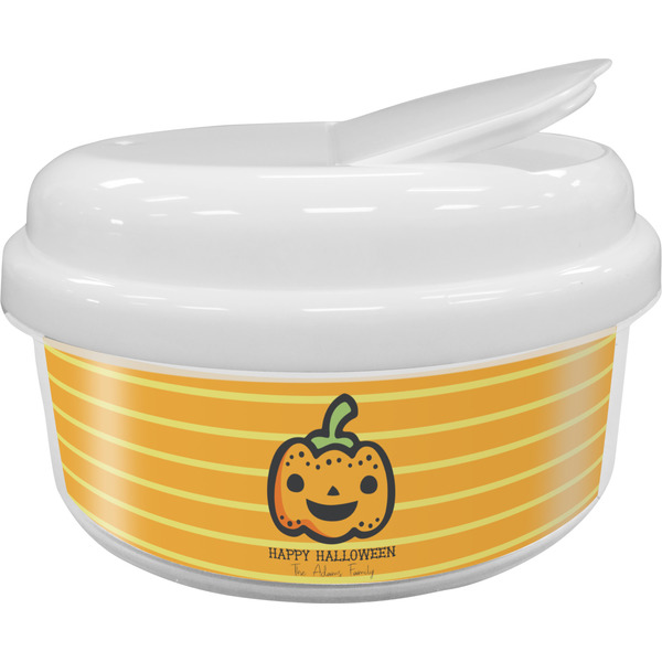 Custom Halloween Pumpkin Snack Container (Personalized)