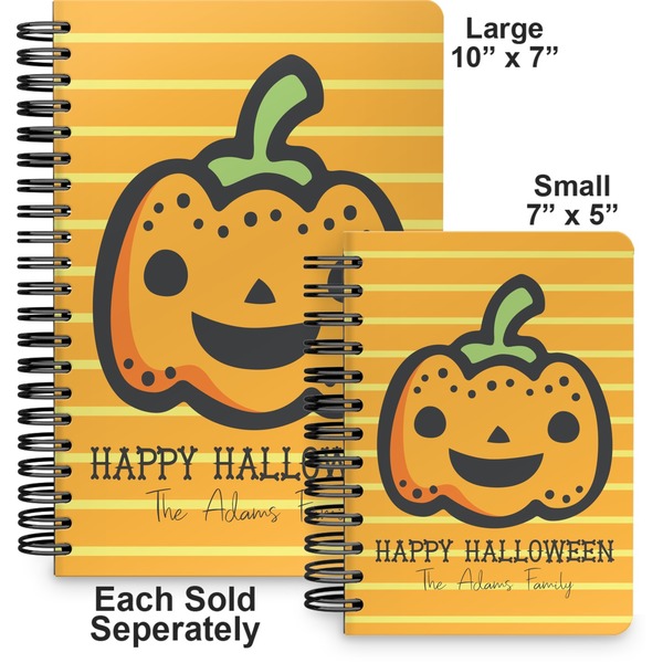 Halloween Pumpkin Spiral Journal - Comparison