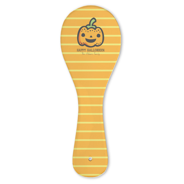 Custom Halloween Pumpkin Ceramic Spoon Rest (Personalized)