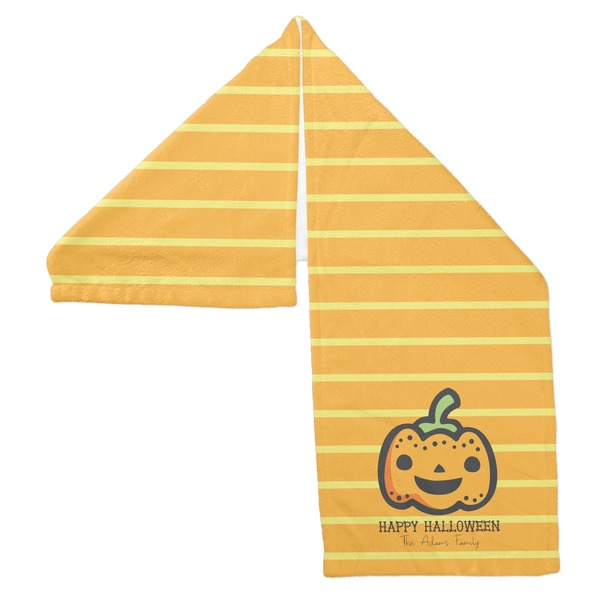 Halloween Pumpkin Sports Towel Folded - Both Sides Showing