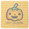 Halloween Pumpkin Square Coaster Rubber Back - Single