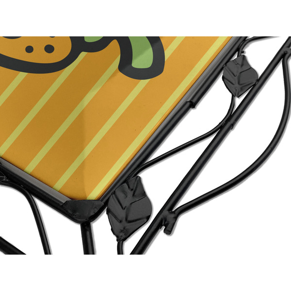 Halloween Pumpkin Square Trivet - Detail