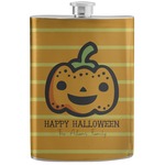 Halloween Pumpkin Stainless Steel Flask (Personalized)