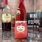 Halloween Pumpkin Stainless Wine Tumblers - Coral - Double Sided - In Context