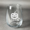 Halloween Pumpkin Stemless Wine Glass - Front/Approval