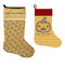 Halloween Pumpkin Stockings - Side by Side compare