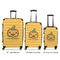 Halloween Pumpkin Suitcase Set 1 - APPROVAL