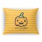 Halloween Pumpkin Throw Pillow (Rectangular - 12x16)