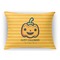 Halloween Pumpkin Rectangular Throw Pillow Case (Personalized)