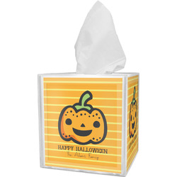 Halloween Pumpkin Tissue Box Cover (Personalized)