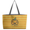 Halloween Pumpkin Beach Totes Bag - w/ Black Handles (Personalized)
