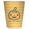 Halloween Pumpkin Waste Basket - Double Sided (White) (Personalized)